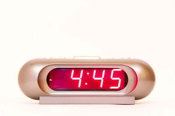 Relógio digital 4: 45 — Fotografia de Stock