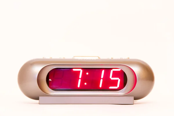 Digital Watch 7:15 — Stock Photo, Image