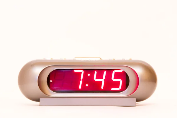 Digital Watch 7:45 — Stock Photo, Image