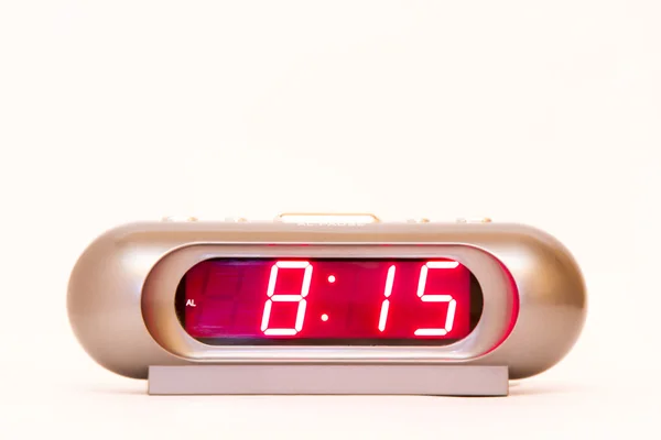 Ψηφιακή ρολόι 8:15 — Φωτογραφία Αρχείου