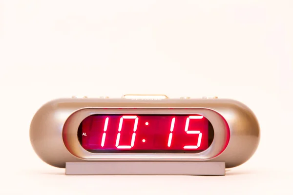 Relógio digital 10: 15 — Fotografia de Stock