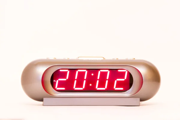 Digitaal horloge 20:02 — Stockfoto