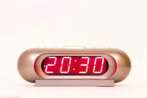 Digitaal horloge 20:30 — Stockfoto