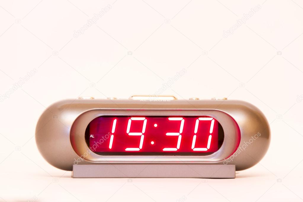 Digital Watch 19:30 — Stock Photo © Korvit #75582481