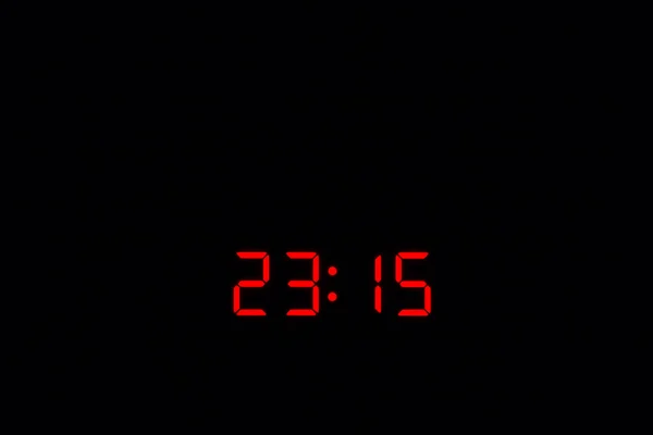 Digital Watch 23: 15 — Stok Foto