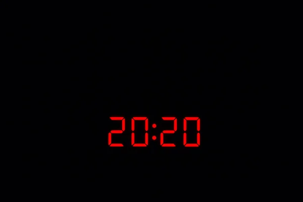 Digital Watch 20: 20 — стоковое фото