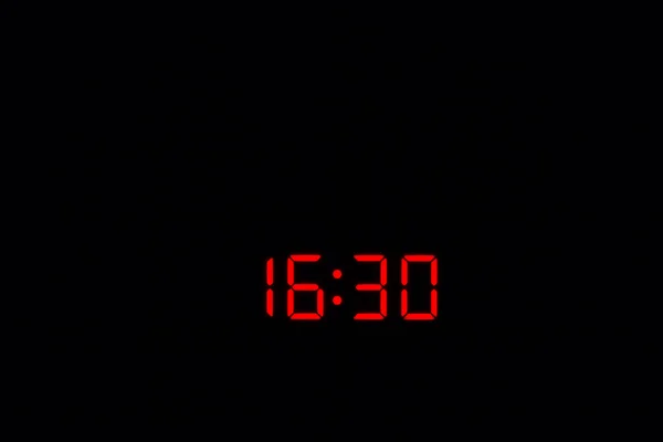 Digitális óra 16:30 — Stock Fotó