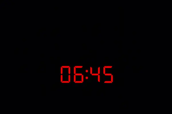 Digital Watch 06: 45 — Stok Foto