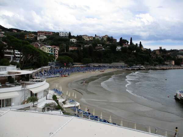 view of the beach and the Gulf of Lerici g