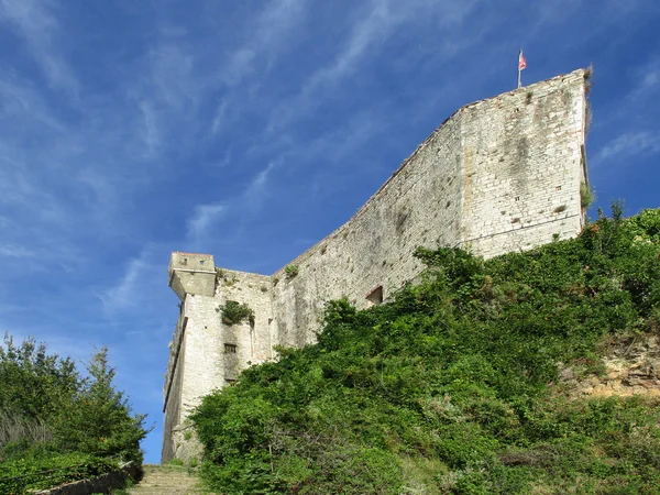 Vista sul castello e sulla città di Lerici g — Foto Stock