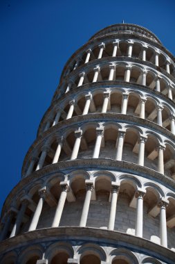 Leaning Tower of Pisa d alttan çekim