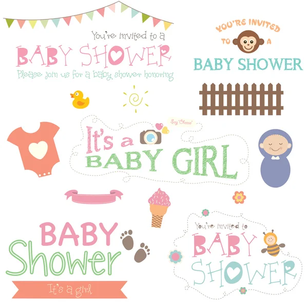 Baby shower — Wektor stockowy