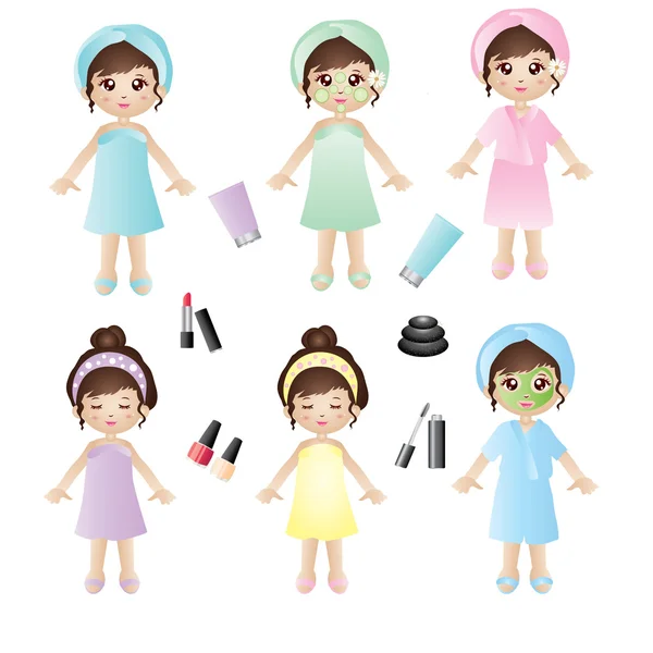 Spa niños — Vector de stock