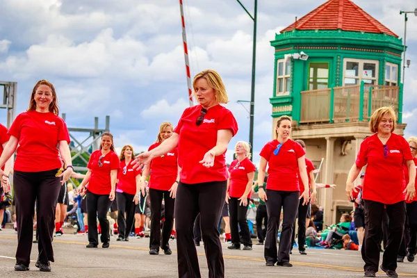 Portland Grand Parade kwiatowy 2016 — Zdjęcie stockowe