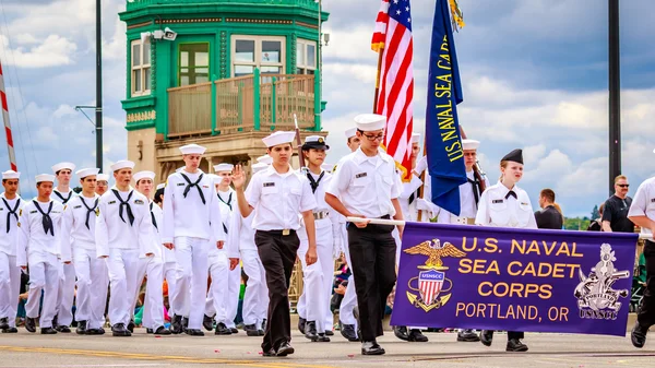 Portland Grand Parade kwiatowy 2016 — Zdjęcie stockowe