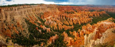 Bryce Amfitiyatrosu Bryce Point 'ten izlendi, Bryce Canyon Ulusal Parkı, Utah
