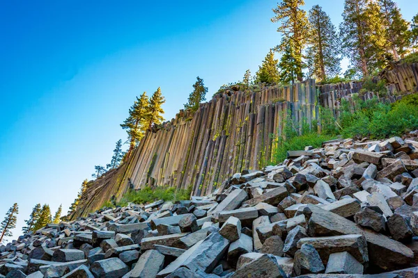 Devils Postpile Ulusal Anıtı, Kaliforniya 'daki sütun bazalt' ın alışılmadık kaya oluşumu