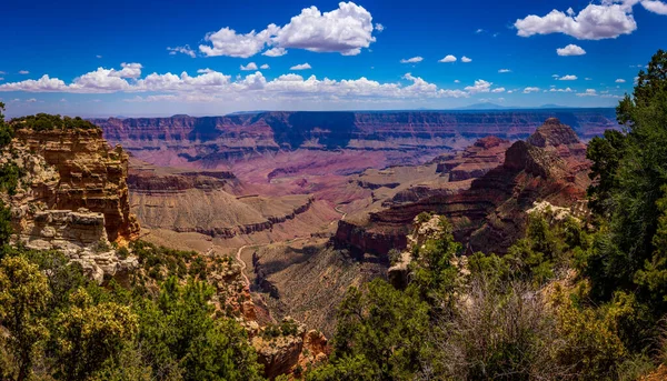 Parque Nacional Del Gran Cañón Visto Desde North Rim Walhalla —  Fotos de Stock