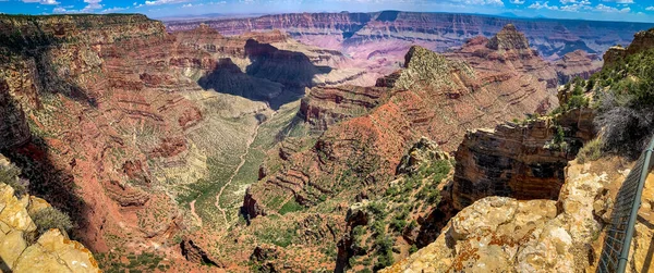 Parque Nacional Del Gran Cañón Visto Desde North Rim Angels —  Fotos de Stock