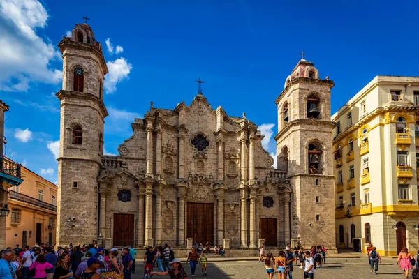 Old Havana Cuba March 2020 Havana Cathedral Serves Seat Roman — Stock Photo, Image