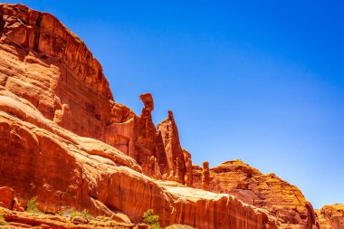 Arches Ulusal Parkı 'ndaki Park Avenue, Utah