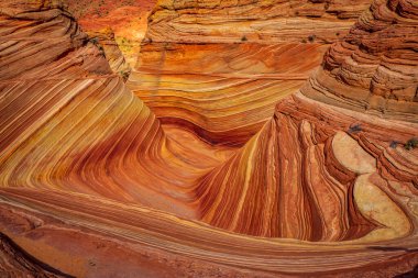 Dalga, Coyote Buttes, Arizona 'da bulunan ve rengarenk ve dalgalı şekilleriyle bilinen ünlü bir kum taşı formasyonudur.