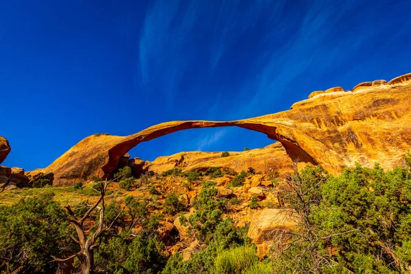 Landscape Arch Devil Garden Arches National Park Utah — Stockfoto