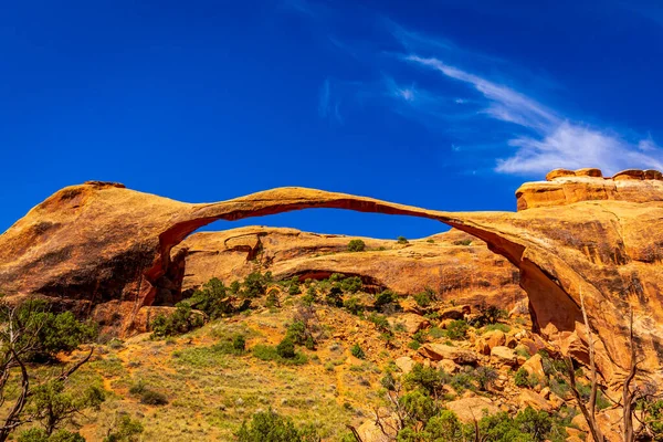 Landscape Arch Devil Garden Arches National Park Utah — Stockfoto