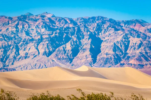 Mesquite Flat Sand Dunes Parque Nacional Death Valley California — Foto de Stock