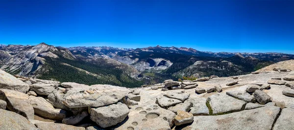 Vista Panorámica Desde Half Dome Summit Parque Nacional Yosemite California —  Fotos de Stock