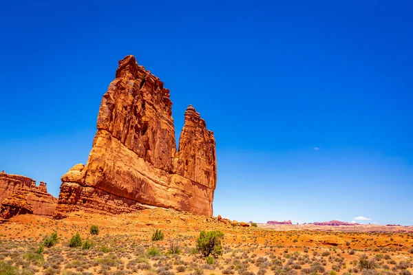 Formación Roca Orgánica Parque Nacional Arches Utah —  Fotos de Stock