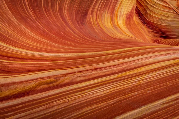 Wave Una Famosa Formación Roca Arenisca Ubicada Coyote Buttes Arizona —  Fotos de Stock