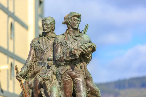 Lewis ve Clark heykeli Seaside, Oregon