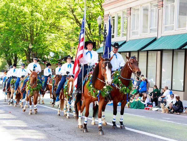 Portland Grand Floral Parade 2014 – stockfoto