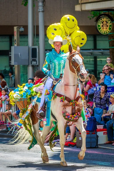 Portland Grand Floral Parade 2015 – stockfoto