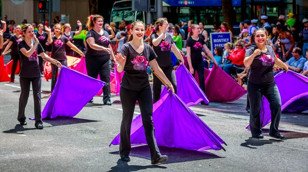 Портленд великий квіткові парад 2015 — стокове фото