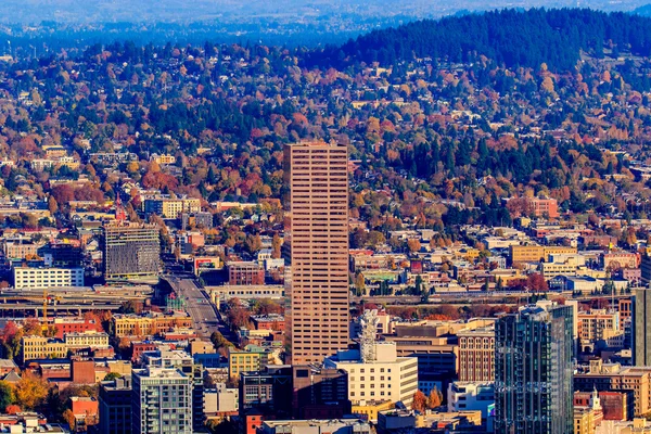 Portland Downtown Paisaje urbano — Foto de Stock