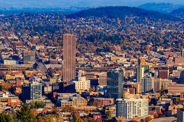 Paesaggio urbano del centro di Portland — Foto Stock