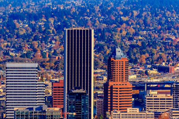 Paesaggio urbano del centro di Portland — Foto Stock