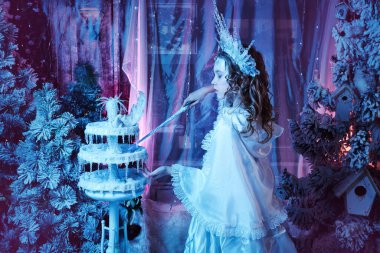 Peri kar perisi büyüyle donar