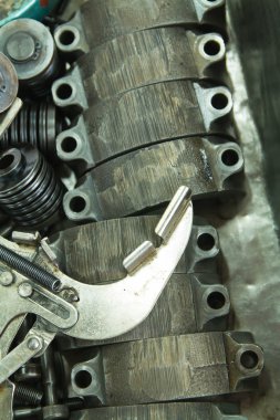 Çamaşır makinesi motor parçaları, motor parçaları kaldırma.