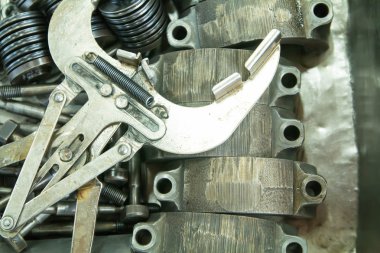 Çamaşır makinesi motor parçaları, motor parçaları kaldırma.