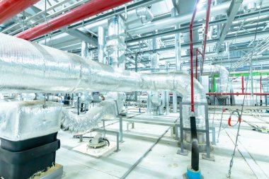 Bir klimanın havalandırma boruları