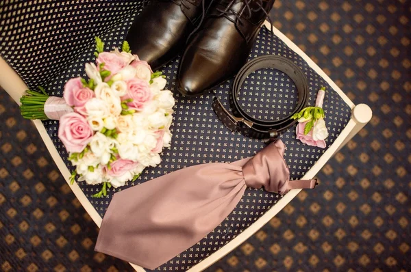 Men's set for the wedding — Stock Photo, Image