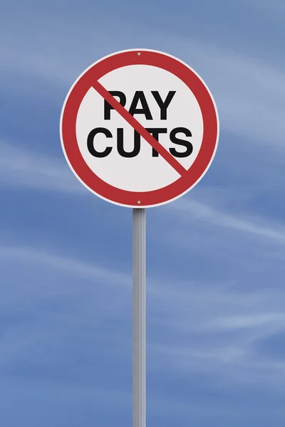 Pay Cuts Not Allowed — Stock Photo, Image