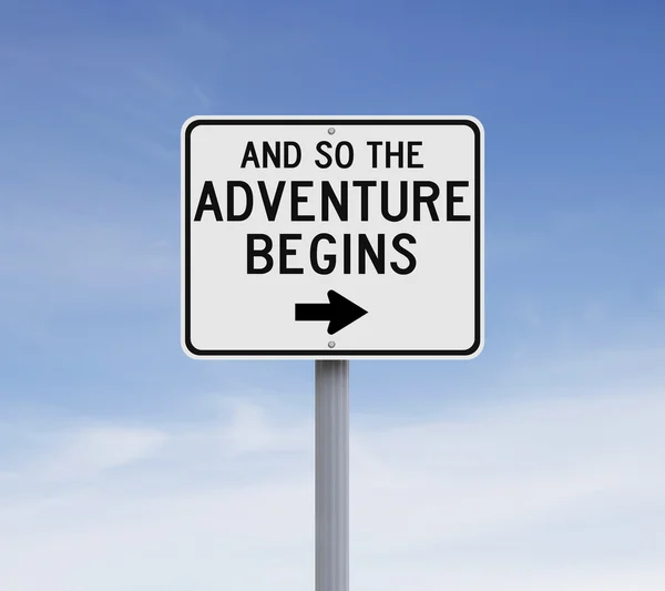 The Adventure Begins — Stock Photo, Image