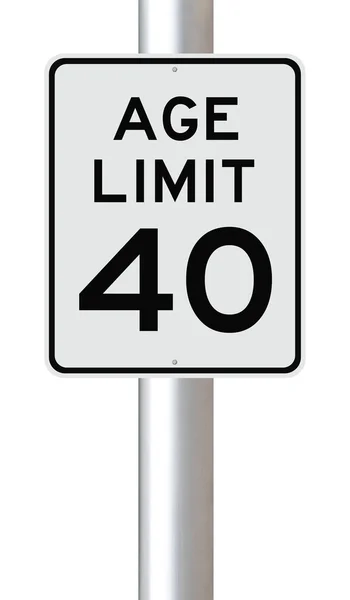 Age Limit at 40 — Stock Photo, Image