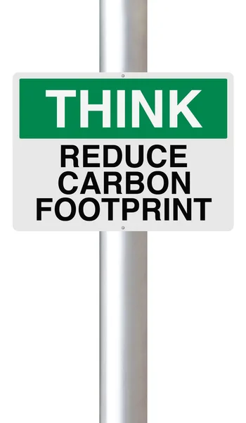 二酸化炭素排出量を削減します。 — ストック写真