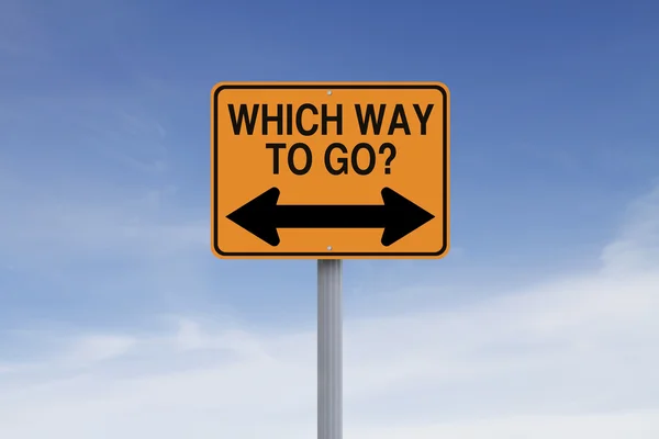 Which Way To Go? — Stock Photo, Image