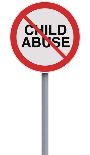 No to Child Abuse — Stock Photo, Image